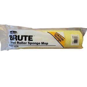 *NEW* Rubbermaid Commercial 6436 Mop Head Refill for Steel Roller Sponge 12in